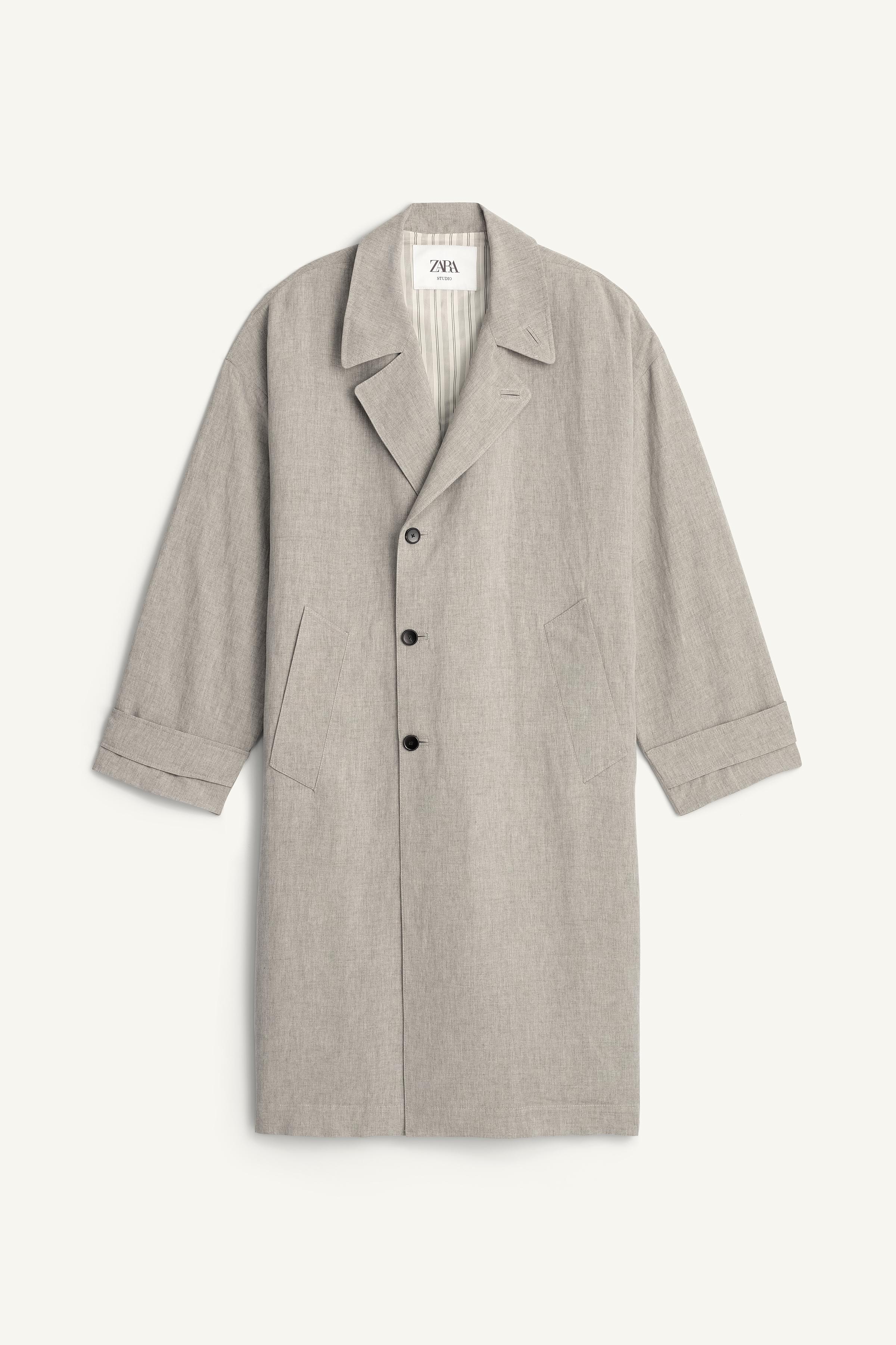 PARKA RELAXED FIT VISCOSE - LIN